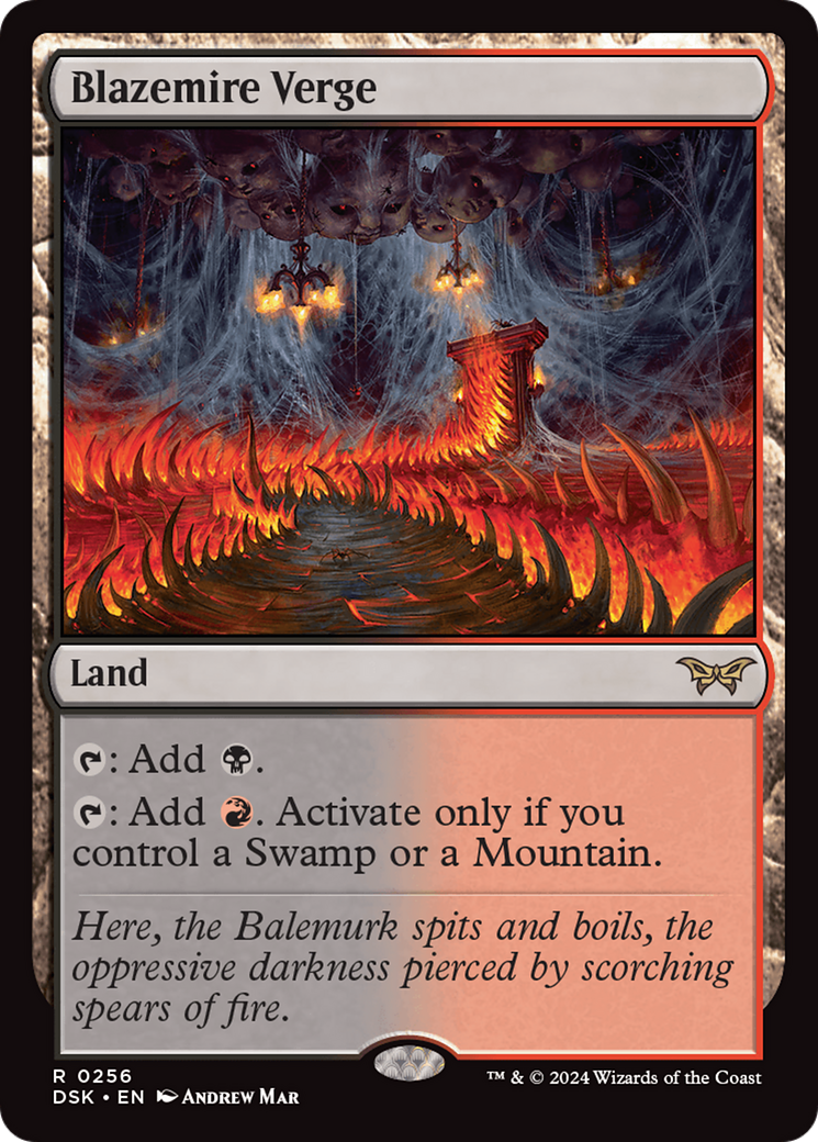 Blazemire Verge [Duskmourn: House of Horror] | Good Games Cannington