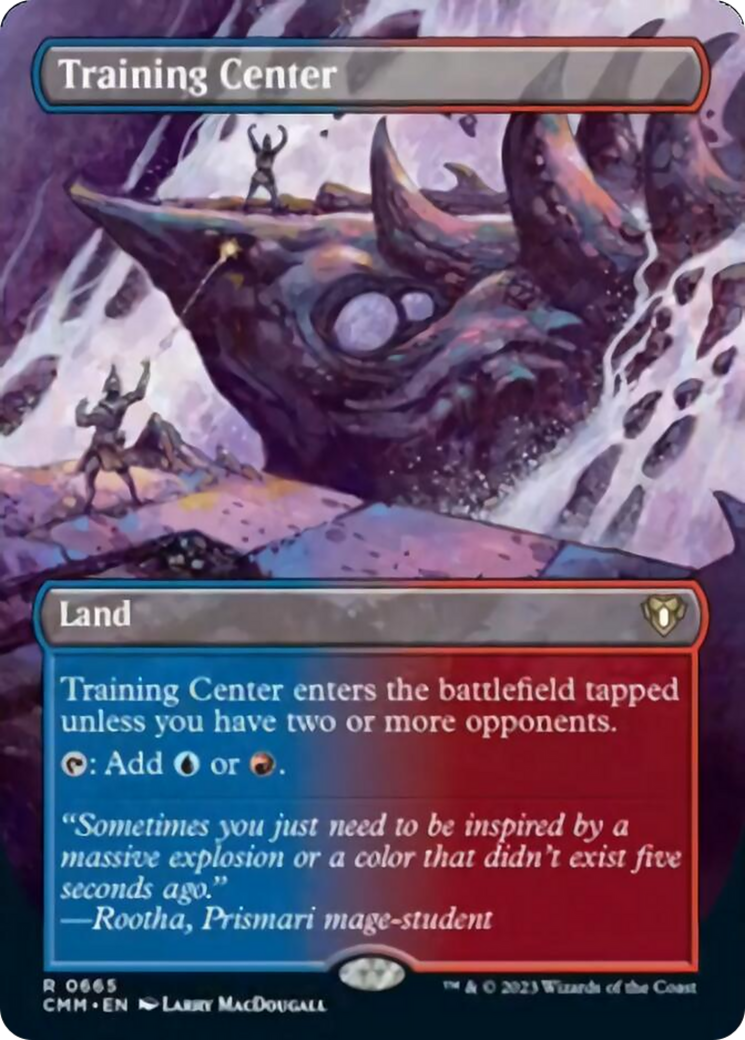 Training Center (Borderless Alternate Art) [Commander Masters] | Good Games Cannington