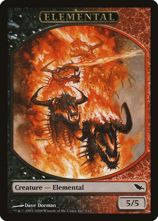 Elemental Token (9/12) [Shadowmoor Tokens] | Good Games Cannington