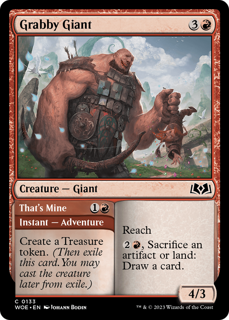 Grabby Giant // That's Mine [Wilds of Eldraine] | Good Games Cannington