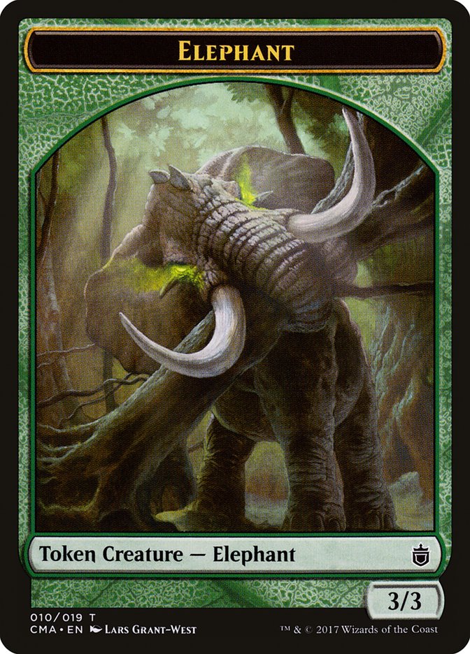 Elephant Token [Commander Anthology Tokens] | Good Games Cannington