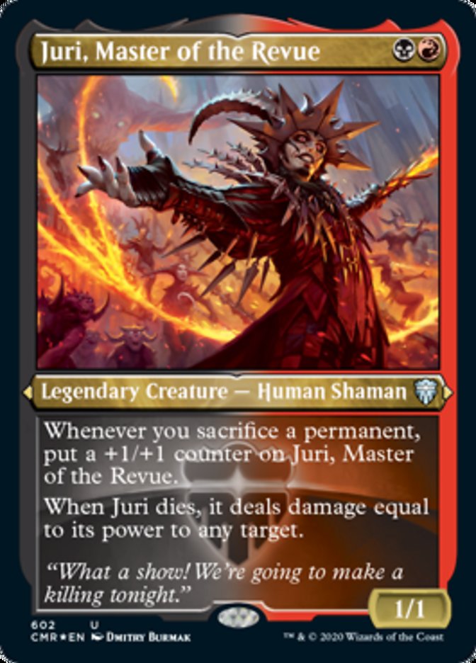 Juri, Master of the Revue (Etched) [Commander Legends] | Good Games Cannington