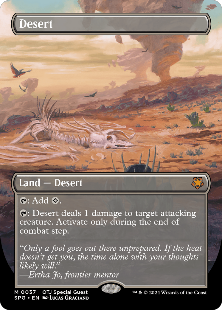 Desert (Borderless) [Outlaws of Thunder Junction Special Guests] | Good Games Cannington
