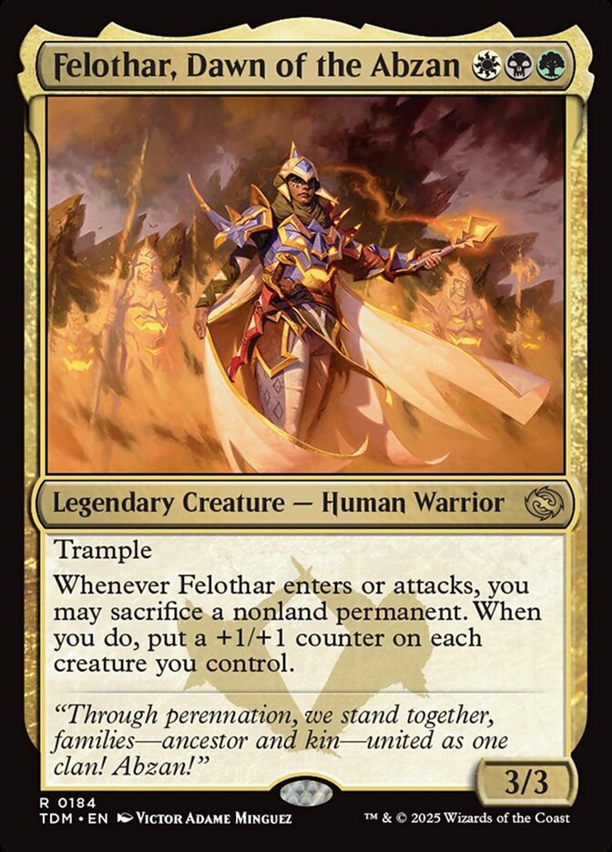 Felothar, Dawn of the Abzan 184 (Tarkir: Dragonstorm)  | Good Games Cannington