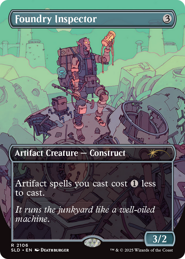 Foundry Inspector (Galaxy Foil) [Secret Lair Drop Series] | Good Games Cannington
