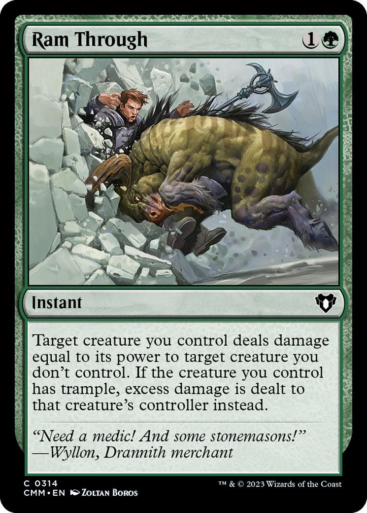 Ram Through [Commander Masters] | Good Games Cannington