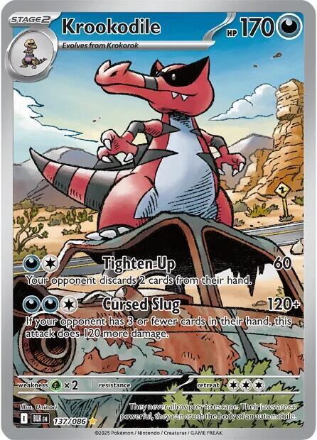 Krookodile 137/086 (SV: Black Bolt)  - Holofoil | Good Games Cannington