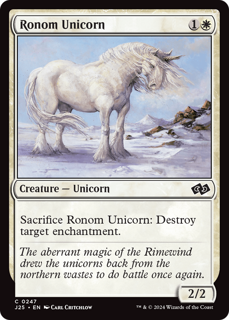 Ronom Unicorn [Foundations Jumpstart] | Good Games Cannington