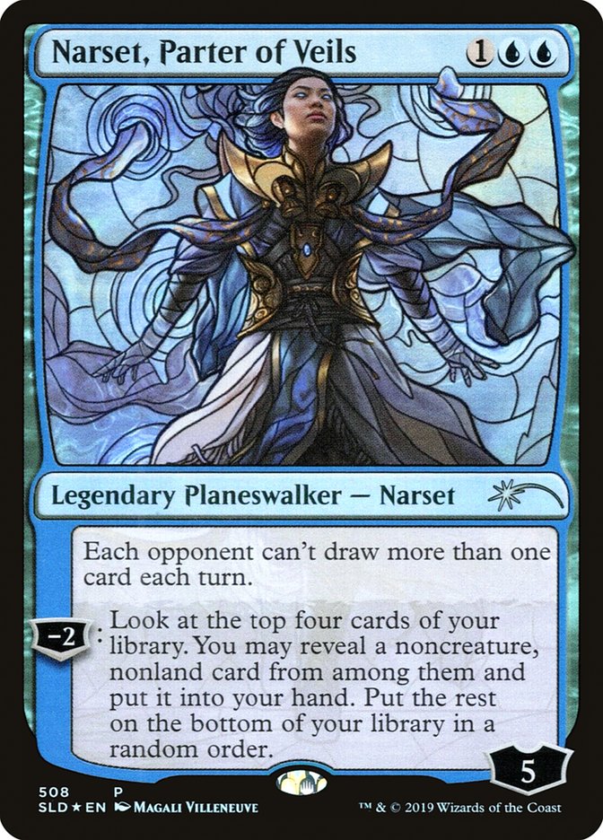 Narset, Parter of Veils (Stained Glass) [Secret Lair Drop Promos] | Good Games Cannington