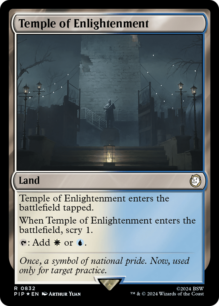 Temple of Enlightenment (Surge Foil) [Fallout] | Good Games Cannington