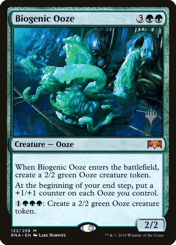Biogenic Ooze (Promo Pack) [Ravnica Allegiance Promos] | Good Games Cannington