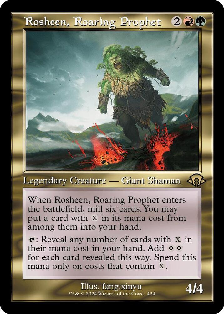 Rosheen Roaring Prophet Retro Frame 434 (Modern Horizons 3)  | Good Games Cannington
