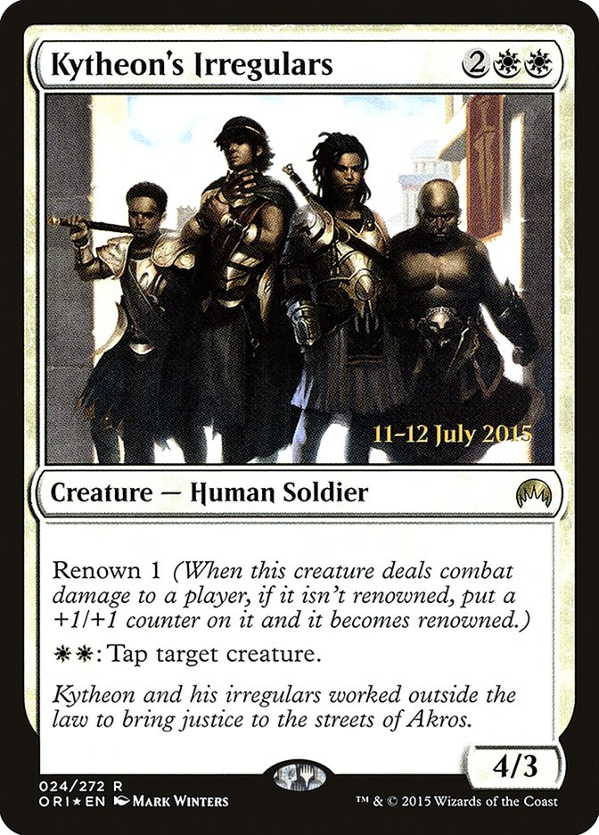 Kytheon's Irregulars [Magic Origins Prerelease Promos] | Good Games Cannington