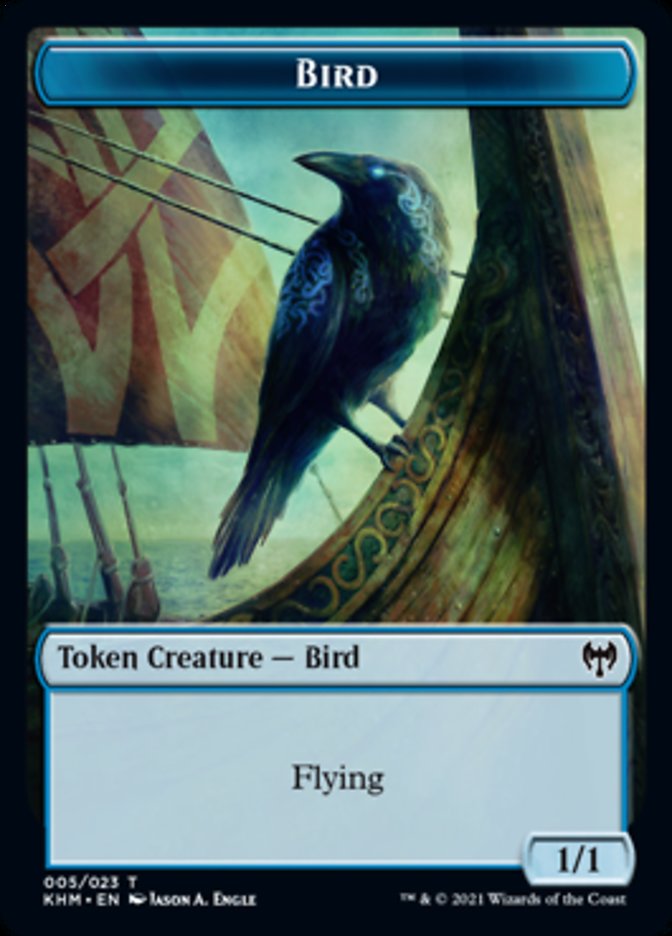 Bird Token [Kaldheim Tokens] | Good Games Cannington