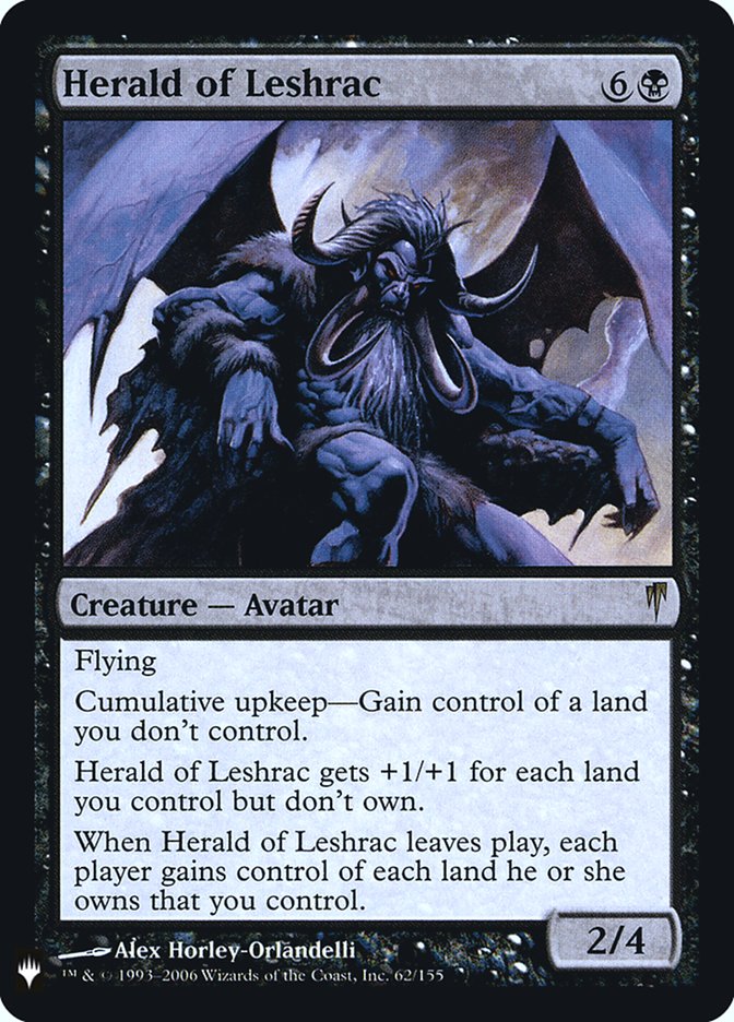 Herald of Leshrac [Mystery Booster] | Good Games Cannington