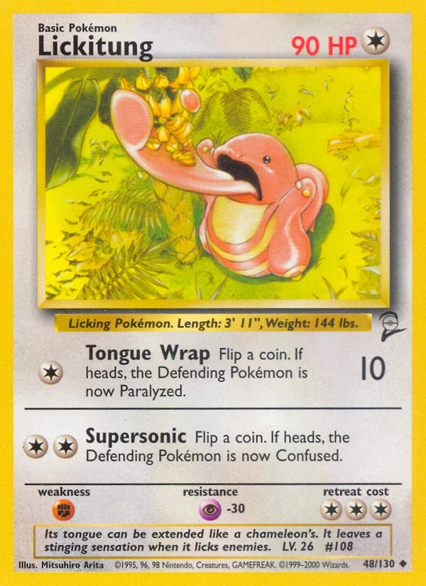 Lickitung (48/130) [Base Set 2] | Good Games Cannington
