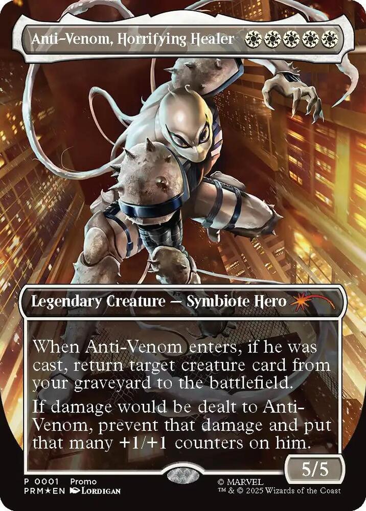 Anti-Venom, Horrifying Healer 1 (Media Promos)  - Borderless Foil | Good Games Cannington