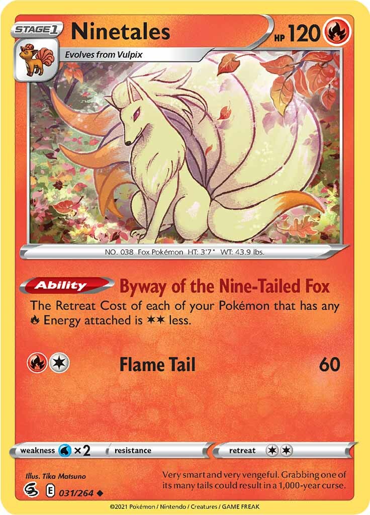 Ninetales (031/264) [Sword & Shield: Fusion Strike] | Good Games Cannington