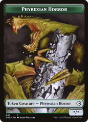 Phyrexian Horror Token (007) [Phyrexia: All Will Be One Tokens] | Good Games Cannington