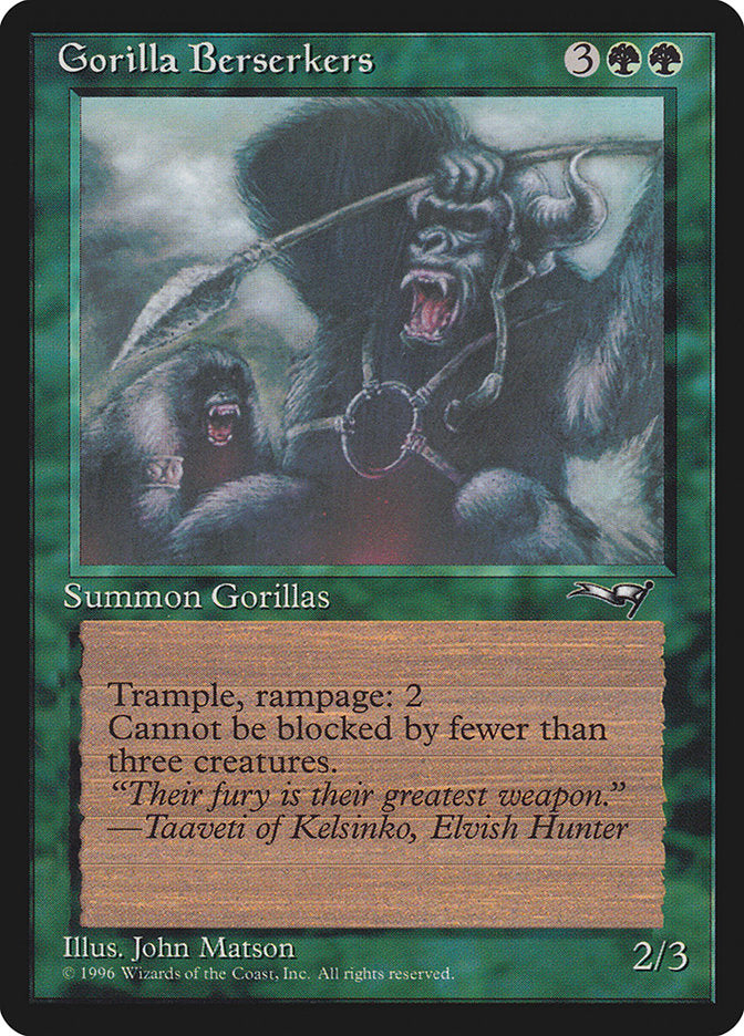 Gorilla Berserkers (Mouths Open) [Alliances] | Good Games Cannington