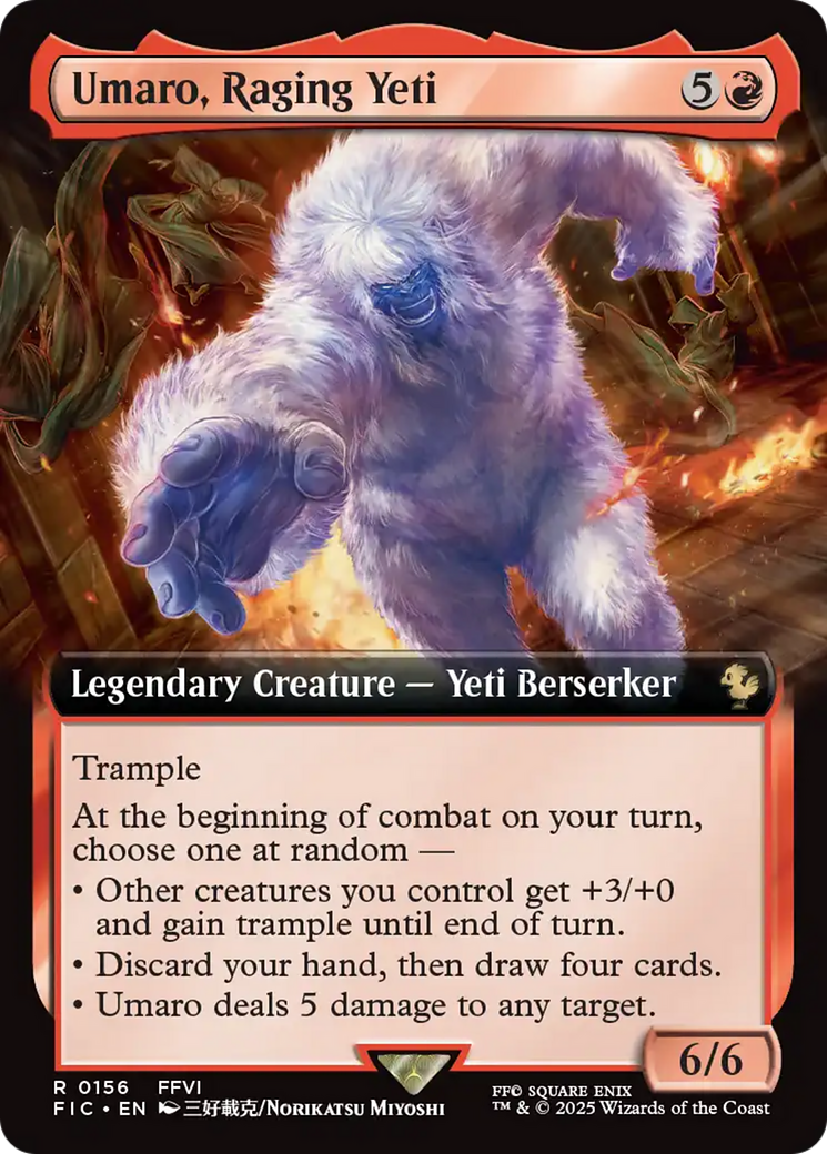 Umaro, Raging Yeti (Extended Art) [FINAL FANTASY Commander] | Good Games Cannington