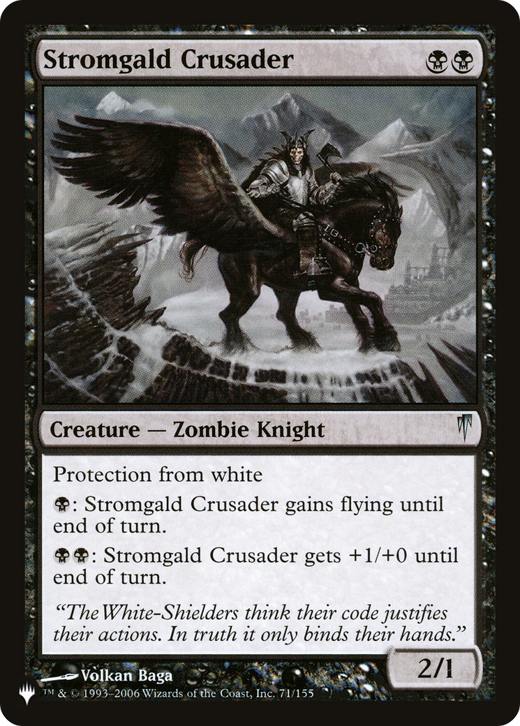 Stromgald Crusader [The List] | Good Games Cannington