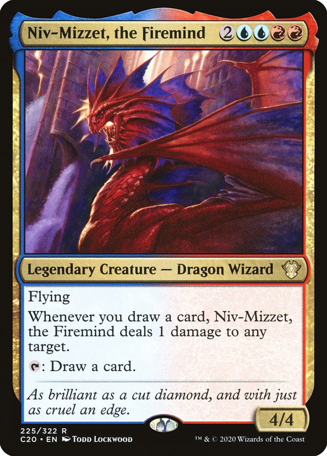 Niv-Mizzet, the Firemind 225 (Commander 2020)  | Good Games Cannington