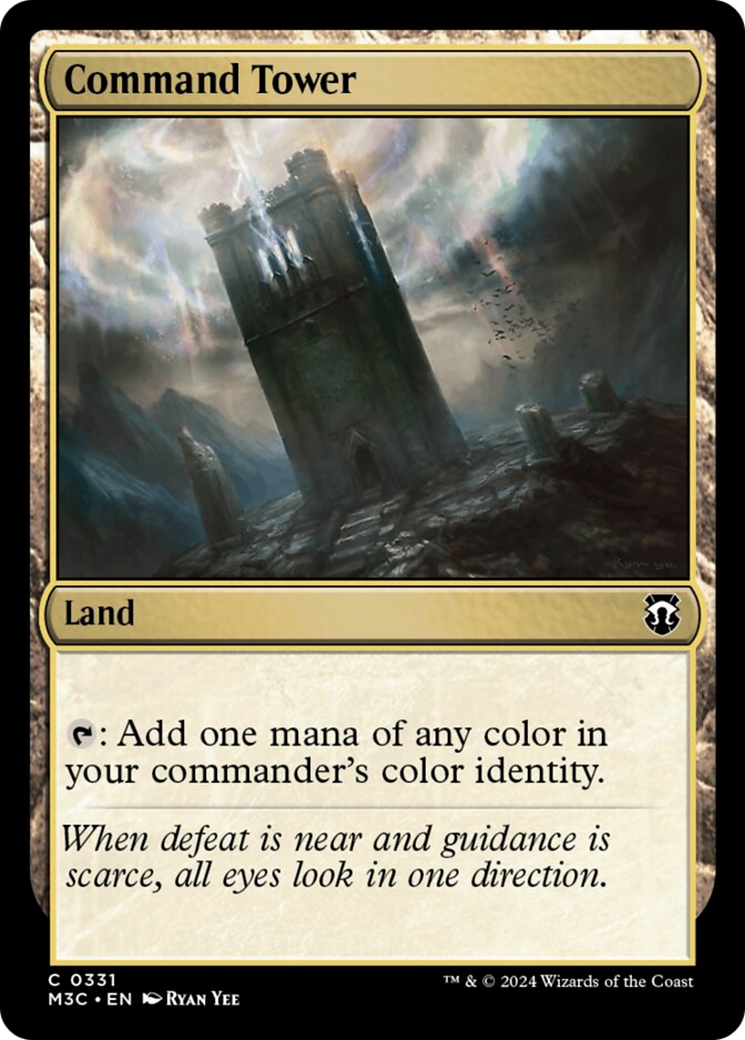 Command Tower (Ripple Foil) [Modern Horizons 3 Commander] | Good Games Cannington