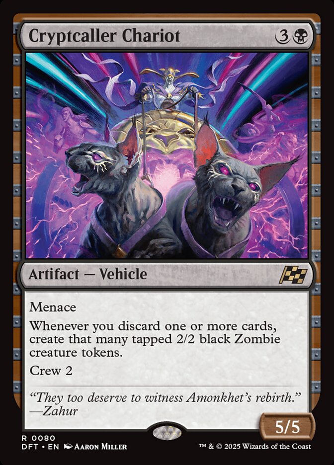 Cryptcaller Chariot 80/291 (Aetherdrift)  - Foil | Good Games Cannington