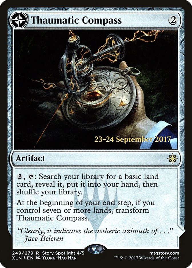 Thaumatic Compass // Spires of Orazca [Ixalan Prerelease Promos] | Good Games Cannington