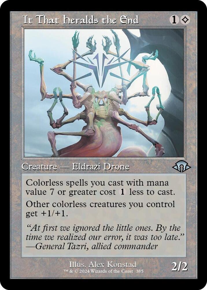 It That Heralds the End 385/319 (Modern Horizons 3)  - Retro Foil | Good Games Cannington