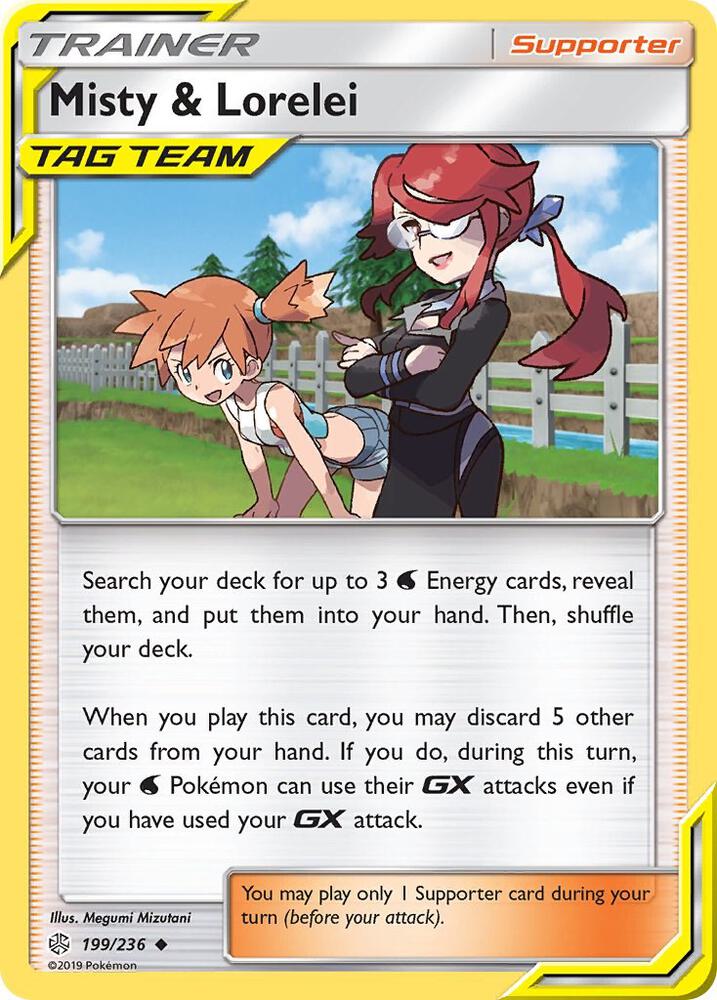 Misty and Lorelei 199/236 (SM - Cosmic Eclipse)  | Good Games Cannington