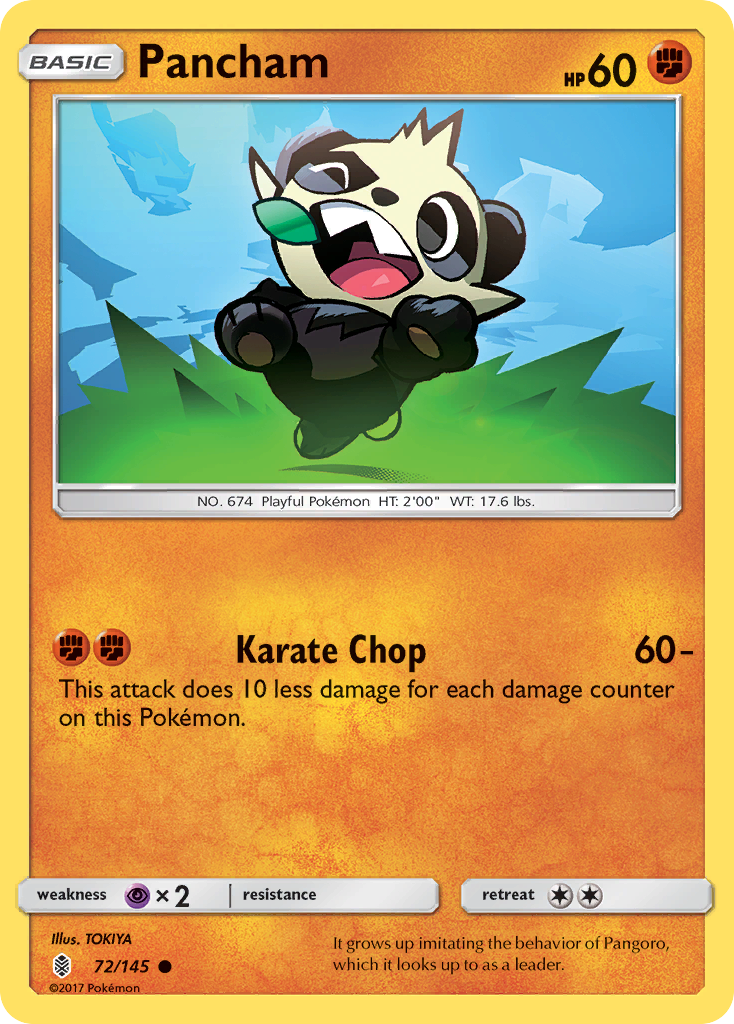 Pancham (72/145) [Sun & Moon: Guardians Rising] | Good Games Cannington