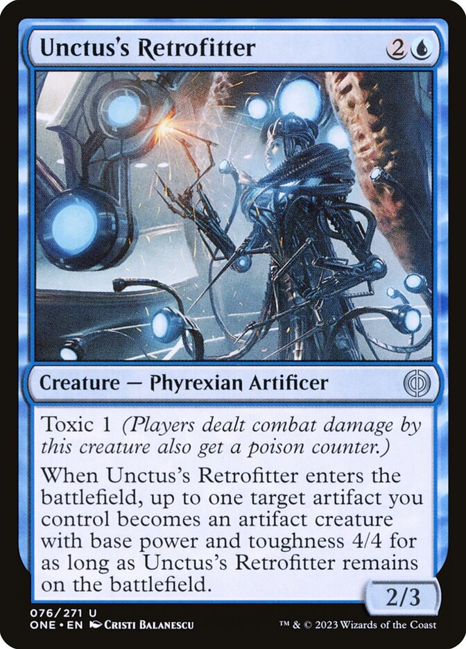 Unctus's Retrofitter 76/271 (Phyrexia: All Will Be One)  | Good Games Cannington