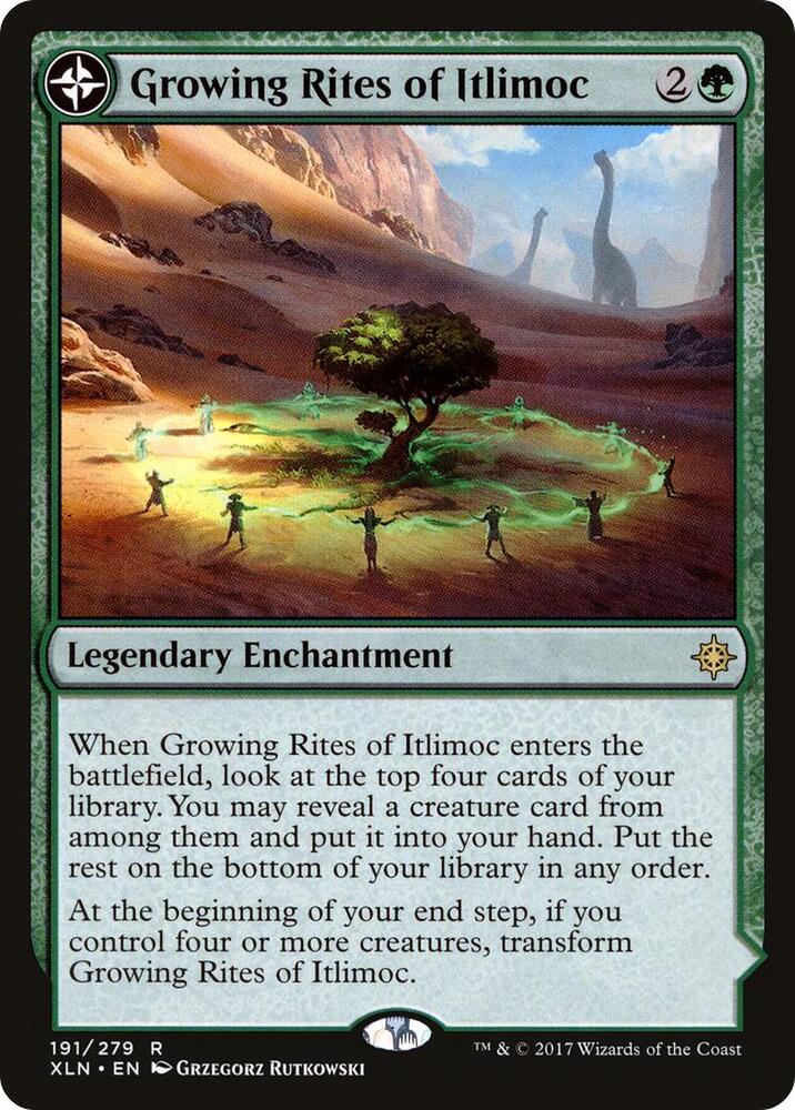 Growing Rites of Itlimoc //  Itlimoc, Cradle of the Sun 191 (Ixalan)  - Foil | Good Games Cannington