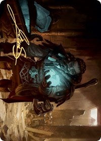 Vault Robber Art Card (Gold-Stamped Signature) [Kaldheim Art Series] | Good Games Cannington