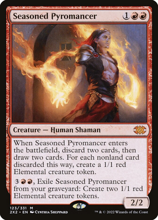 Seasoned Pyromancer 123 (Double Masters 2022)  | Good Games Cannington