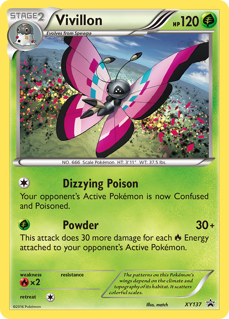 Vivillon (XY137) [XY: Black Star Promos] | Good Games Cannington