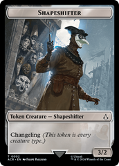 Assassin // Shapeshifter Double-Sided Token [Assassin's Creed Tokens] | Good Games Cannington