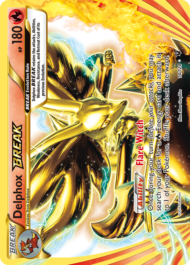 Delphox BREAK (14/124) [XY: Fates Collide] | Good Games Cannington
