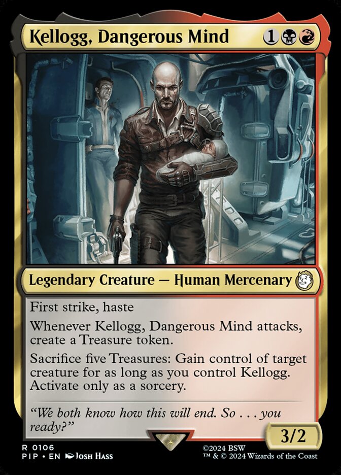 Kellogg, Dangerous Mind 106/326 (Universes Beyond: Fallout)  | Good Games Cannington