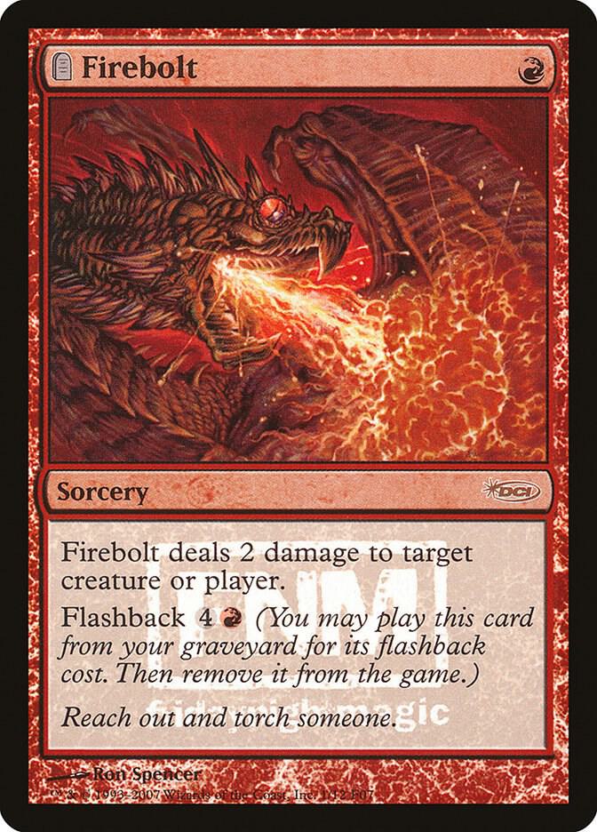 Firebolt 1/12 (FNM Promos)  - Foil | Good Games Cannington