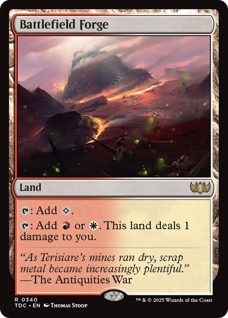 Battlefield Forge [Tarkir: Dragonstorm Commander] | Good Games Cannington