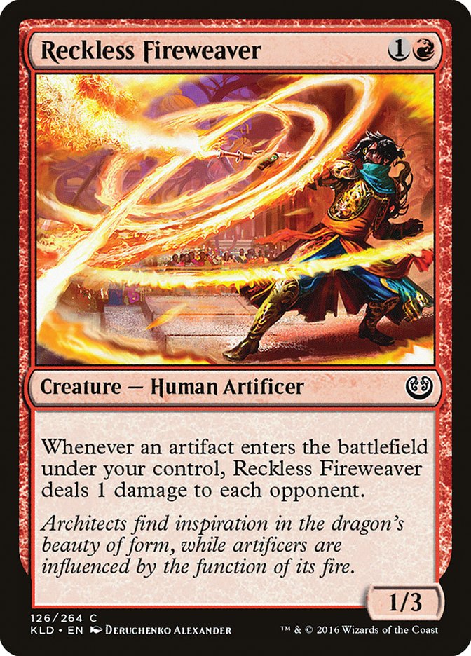 Reckless Fireweaver [Kaladesh] | Good Games Cannington