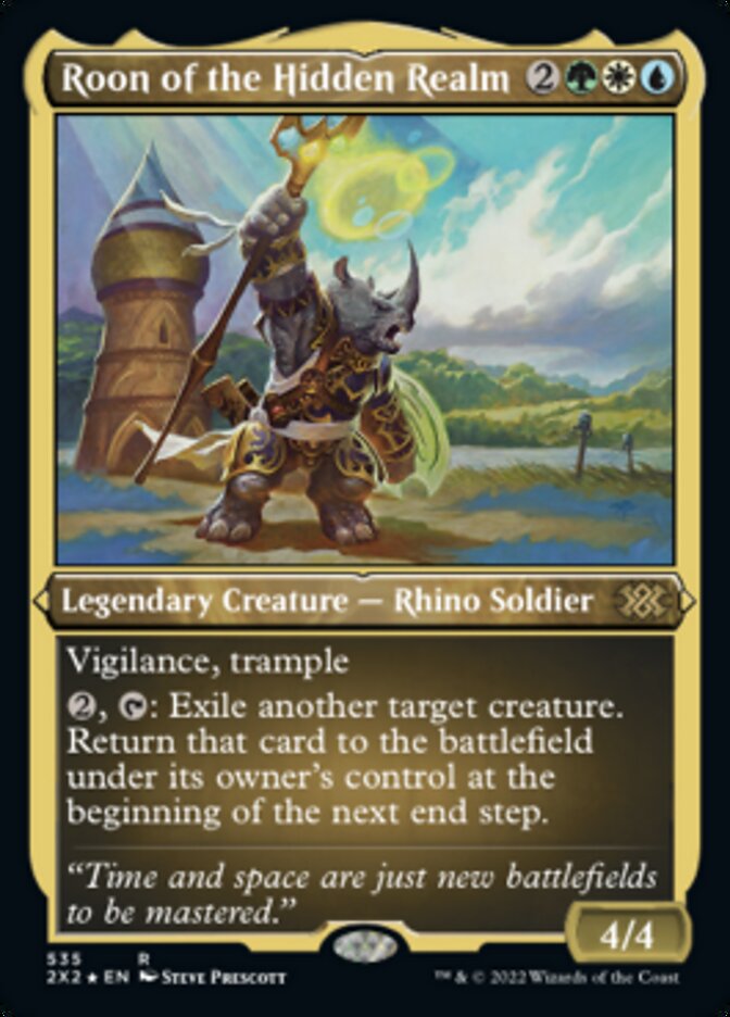 Roon of the Hidden Realm (Foil Etched) [Double Masters 2022] | Good Games Cannington