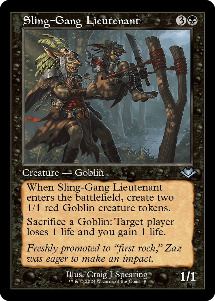 Sling-Gang Lieutenant (Retro) [Modern Horizons] | Good Games Cannington