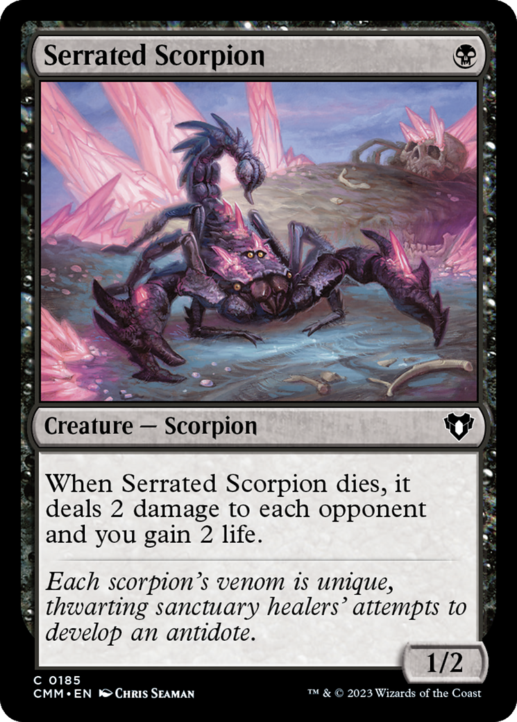 Serrated Scorpion [Commander Masters] | Good Games Cannington
