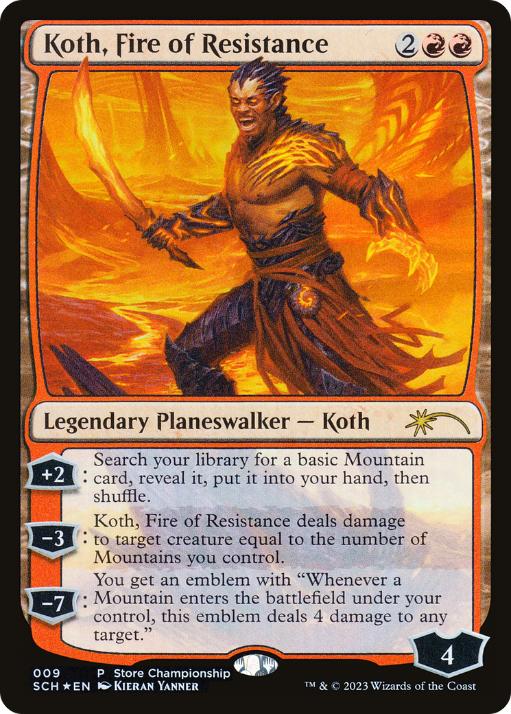 Koth, Fire of Resistance [Store Championships 2023] | Good Games Cannington