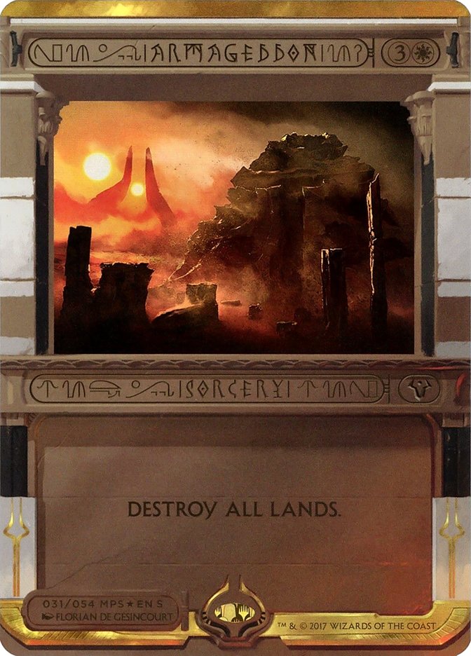 Armageddon (Invocation) [Amonkhet Invocations] | Good Games Cannington