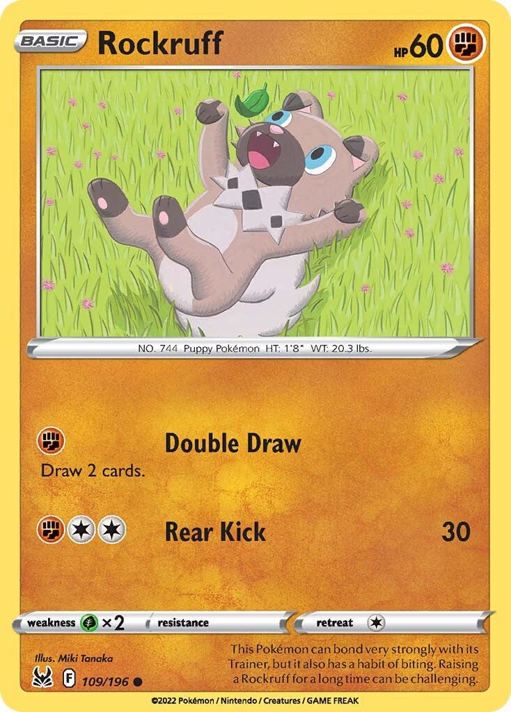 Rockruff (109/196) [Sword & Shield: Lost Origin] | Good Games Cannington